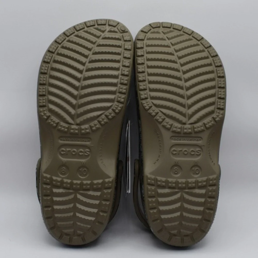 Crocs Baya Realtree APX Edge Camo Clogs Size Mens 8 / Womens‎ 10 210511-90H NWT